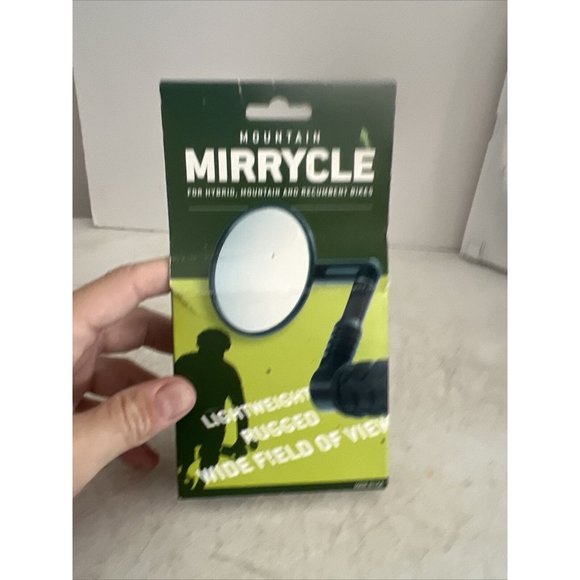 Mirrycle Bicycle Bike Bar End Mountain Mirror - Black - Picture 1 of 8